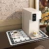 LunaLulinlk Coffee Bar Dish Drying Mats Coffee Maker Espresso Machine Drying Pad Large Diatomite Super Absorbent Coffee Mat, Quick Drying Dish Mat - 3 of 4