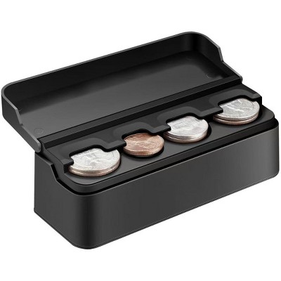 TruAIR Car Coin Holder Organizer for Dashboard or Console Use