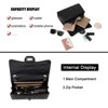 Quilted Crossbody Purse for Women Trendy Ladies Shoulder Bag with Chain Designer Purses Black - 4 of 4