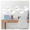 Wall Pops! Dry Erase Board Circle Decals 13 6ct - White : Target