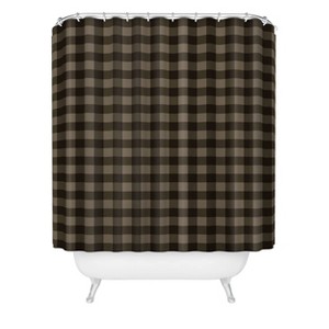 Deny Designs Colour Poems Gingham Earth Shower Curtain - 1 of 2