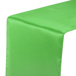 Unique Bargains Wedding Banquet Satin Smooth Soft Shiny Table Runner 12 x 108 Inch 10 Pcs - 1 of 4