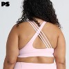 POPSUGAR PS Strappy Sports Bra for Women Blossom - Criss-Cross Back Padded Yoga Bra Workout Tops & Removable Cups - 4 of 4