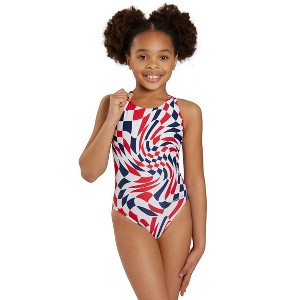 Sporti Checkmate Wide Strap One Piece Swimsuit (22-40) - 1 of 4