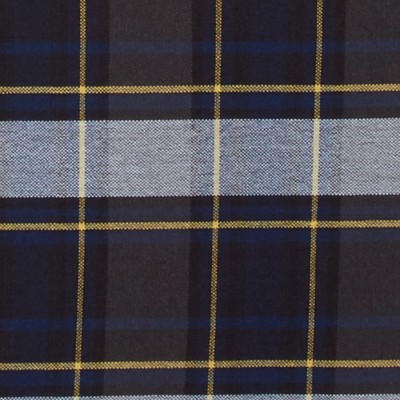 blue gold plaid