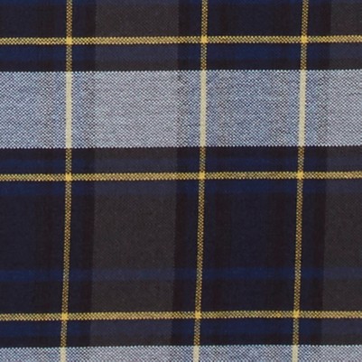 blue gold plaid