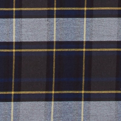 blue gold plaid