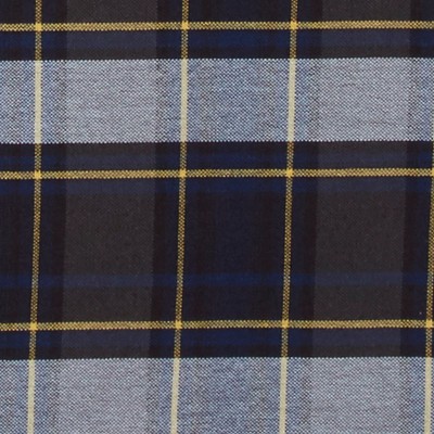 blue gold plaid