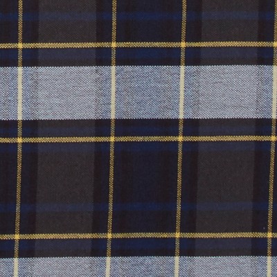 blue gold plaid