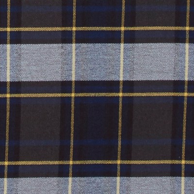 blue gold plaid