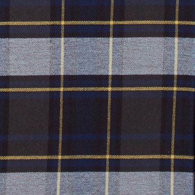 blue gold plaid