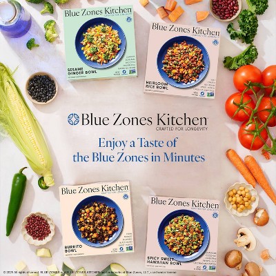 Blue Zones Kitchen Gluten-Free Frozen Spicy Sweet Hawaiian Bowl - 8.5oz