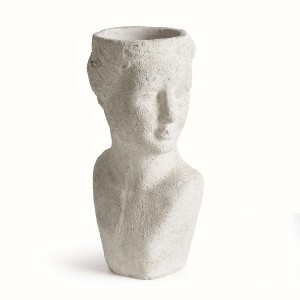 Plum & Post Weathered Garden Female Bust Planter - 1 of 4
