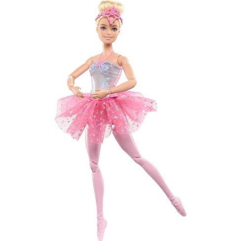 Barbie Dreamtopia Twinkle Lights Blonde Ballerina Doll : Target