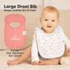 KeaBabies 8-Pack Hallo Baby Drool Bibs , Baby Bibs for Boys, Girls, Pull-on Bibs for Baby Boy, Baby Girl, Baby Bib Unisex - 4 of 4