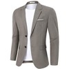 Men's Casual Blazer Sport Coat Two Button Lightweight Business Jackets - 3 of 4