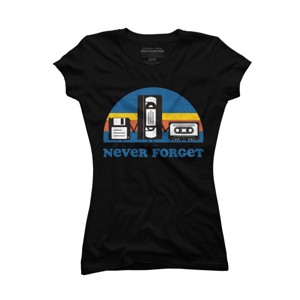 Junior's Design By Humans Never Forget By Tingsy T-Shirt - 1 of 3