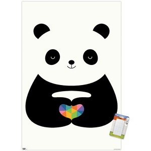 Trends International Andy Westface - Panda Love Unframed Wall Poster Prints - 1 of 4