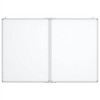 Aghana Digitals 2-Panel Foldable Magnetic Whiteboard 120x100cm, Aluminum Frame, Smooth Surface for - 3 of 4