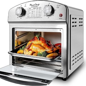 SEVOBAL Toaster Ovens 12.5 Quart 7-in-1 Convection Oven with Five Preset Menus and Stainless Steel Construction, Silver, 12.09"*11.42"*12.6" - 1 of 4