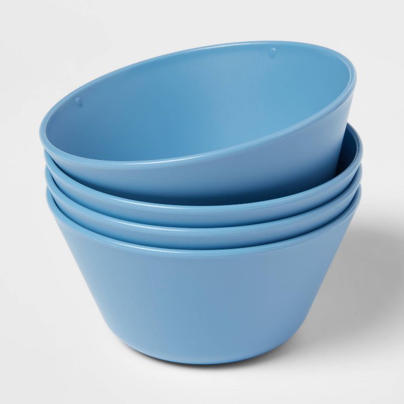 7.9oz 4pk Plastic Mini Bowls - Room Essentials™, 3 of 4