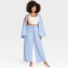Women's Striped Cotton Blend Pajama Pants - Auden™ - 3 of 3