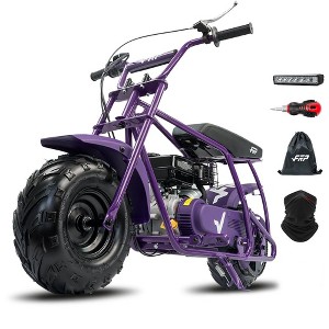 FRP Mini Bike GMB100, 99CC Gas Powered 4-Stroke 3HP, Off-Road for Kids/Adult, Trail Up to 28 Mph, Weight Support Up to 220 LBS - 1 of 4