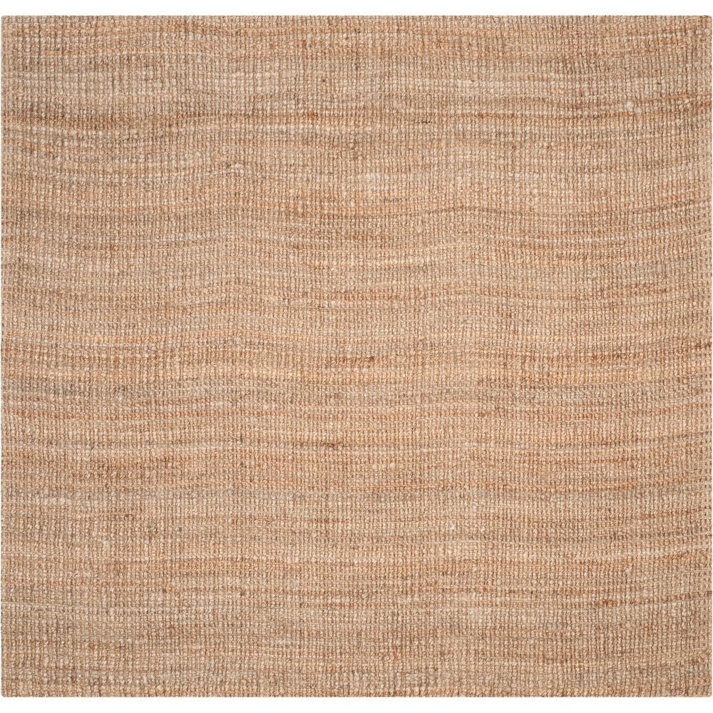 5' x 5' Solid Woven Square Area Rug Natural - Safavieh