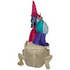 Gemmy Airblown Inflatable Lock Shock and Barrel in Tub Scene Disney, 5 ft Tall, Brown - 3 of 4