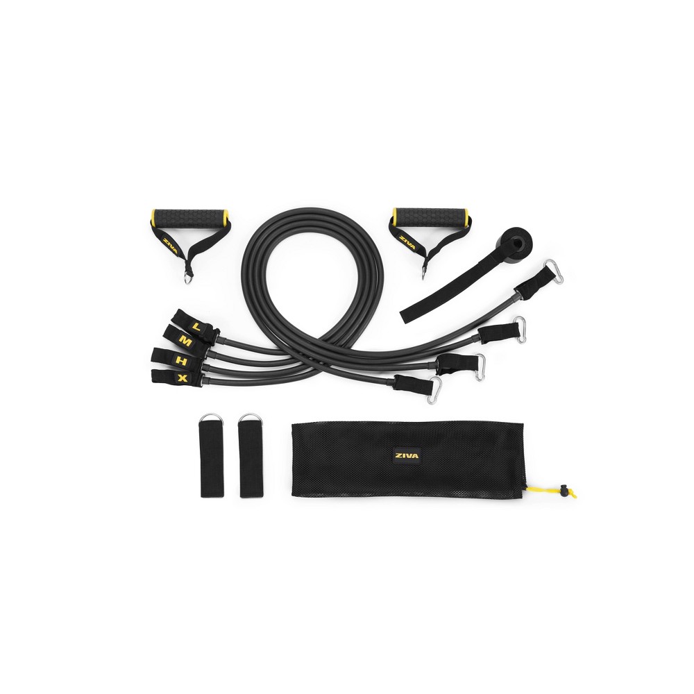 ZIVA Power Resistance Band Set 9pc - Black