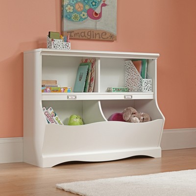 Lycvki White Finish Wood Bookcase
