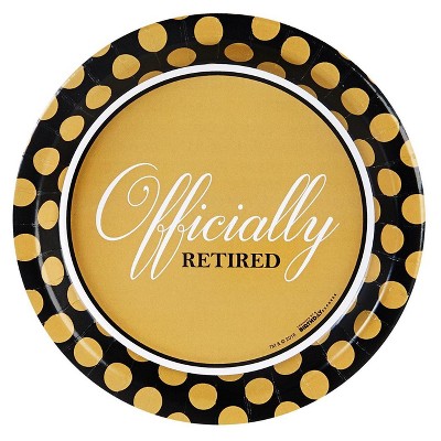 16ct Officially Retired Dessert Plates