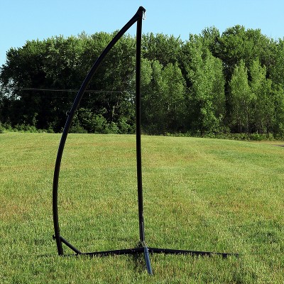 Black Steel X-Stand for Hanging Hammock Chairs