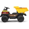 Costway 12V Battery Kids Ride On Dump Truck RC Construction Tractor w/ Electric Bucket & Electric Dump Bed - 4 of 4