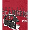 NFL Tampa Bay Buccaneers Vintage Arch Block Ultra Soft Blanket - 2 of 3