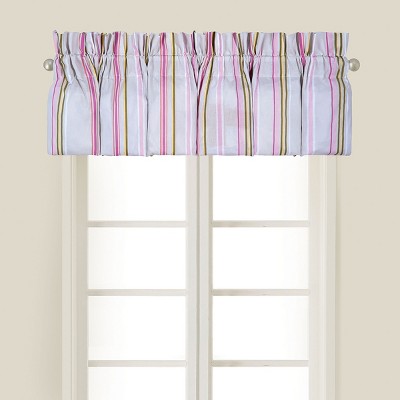 C&F Home Liliann Stripes Pink Valance