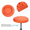 Unique Bargains Round Bar Stool Elastic Waterproof Chair Seat Cover - 3 of 4