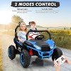 24V 2 Seater Ride on UTV Kids Car with Remote Control, Ride on Truck Toys with Spring Suspensions - 2 of 4