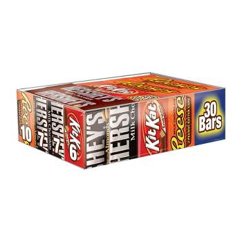 Mars Wrigley Candies, Variety Pack, Full Size Packs - 30 packs, 53.66 oz