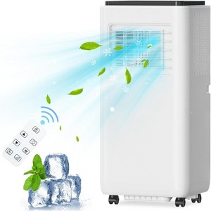 8000 BTU Portable Air Conditioner with Remote Control - 3-in-1 PAC-8000, Quiet Operation, 24H Timer, Cools Up to 350 sq ft, White - 1 of 4