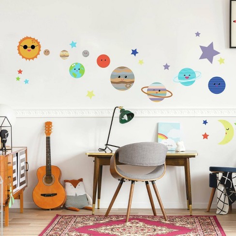 Planet Peel And Stick Wall Decal - Roommates : Target