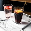 Slickblue Embossed Design Pearl Ridge Highball Glasses Set of 6, 13 oz - 2 of 4
