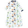 Hudson Baby Infant Boy Cotton Long-Sleeve Wearable Sleeping Bag, Sack, Blanket, Dinosaur - image 3 of 4