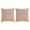 Connell Fabric Euro Sham Set of 2 26x26 VHC Brands - 2 of 4
