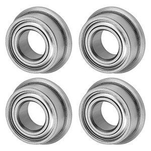 Unique Bargains Durable Chrome Steel Multipurpose Use Flanged Ball Bearing 4 5mm x 10mm x 4mm - 1 of 4