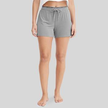 tSe Womens Short, Sleep Wear, Lounger, Drawstring Active Women’s Vibrant  Colors Sport Shorts with Pocket, Walking, Running and Yoga Shorts, Pink,  L/XL