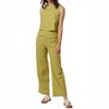 Women's Somewhere Sunny Linen Jumpsuit - lalavon - 4 of 4