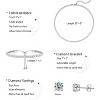 14K Gold Plated Tennis Necklace - 3mm Butterfly Rhinestone Choker for Women - 2 of 4