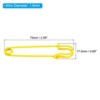 Unique Bargains Metal DIY Blankets Crafts Brooch Making Home Sewing Large Safety Pins 15 Pcs - 2 of 4
