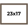 PosterPalooza | Sculpted Silver Picture Frame - UV Acrylic, Backing Board, Hanging Hardware Included - 2 of 4
